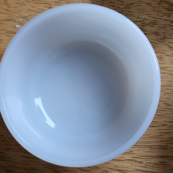 Anchor Hocking Fire King White Milk Glass Bowl Custard Cup Ramekin Dish 434 MCM - Picture 1 of 5